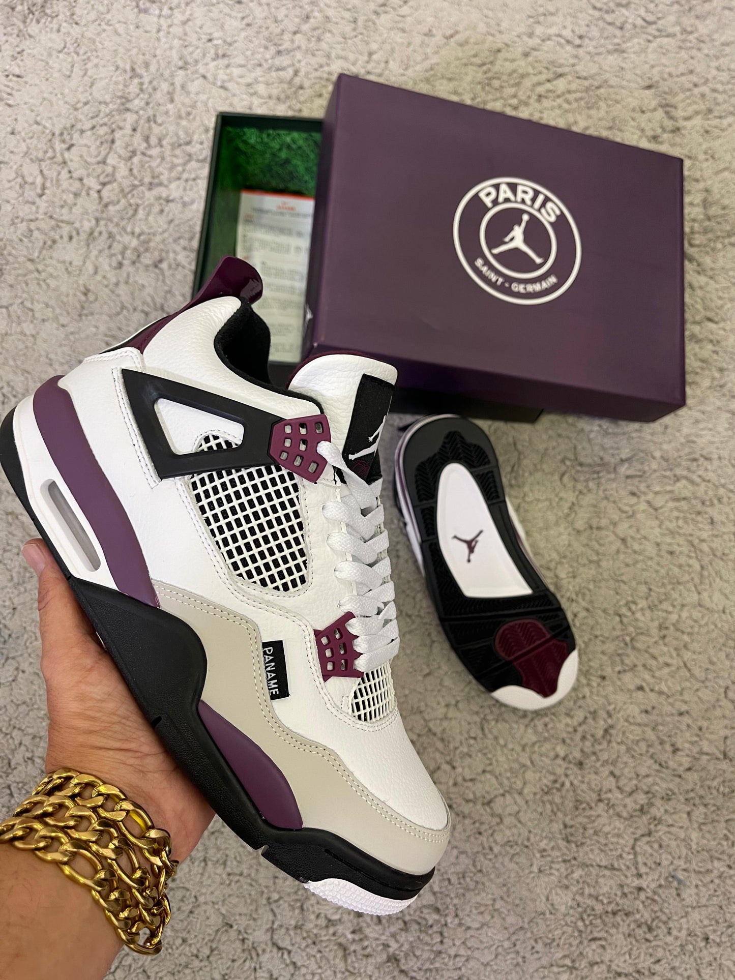 Jordan retro 4 "psg max calidad "