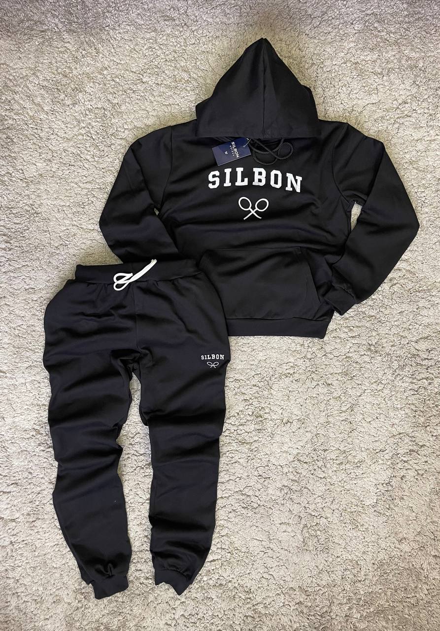 Chándal Silbon “calidad media" negro