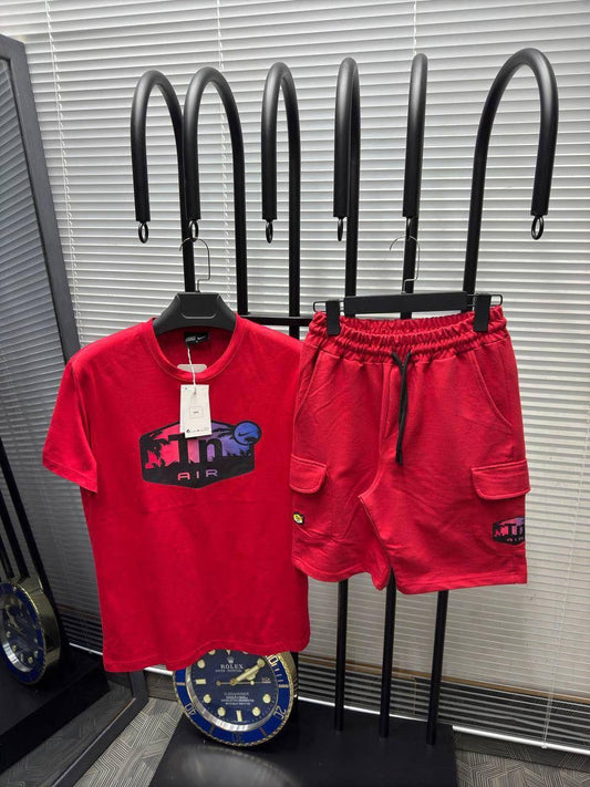 Conjunto de verano TN rojo