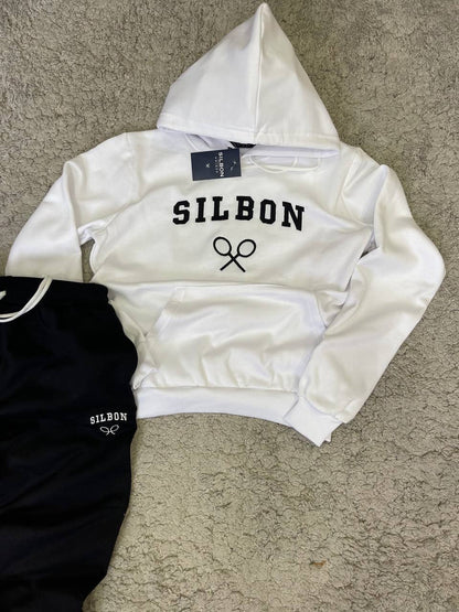 Chándal Silbon “calidad media" blanco