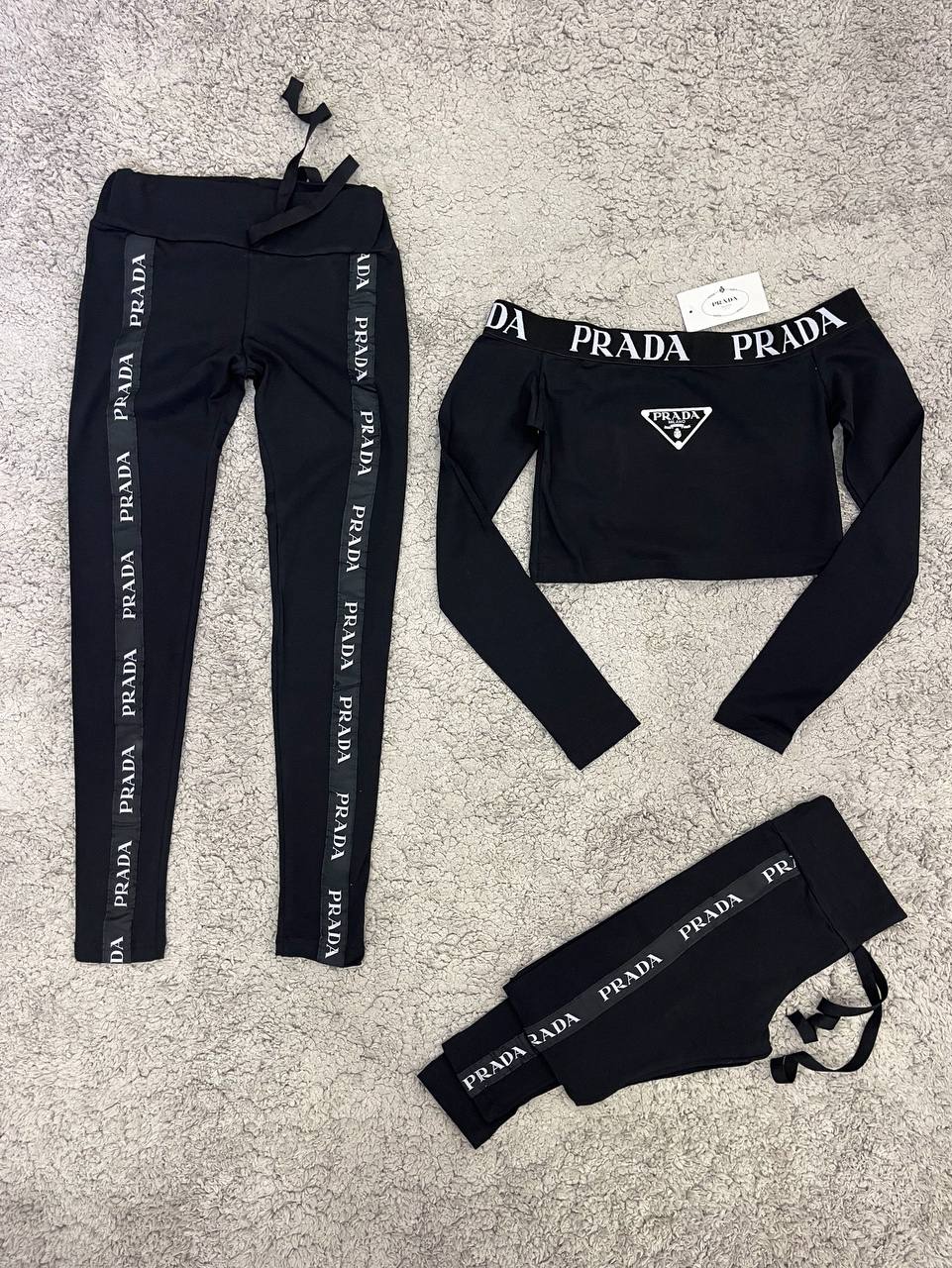 Chándal Mujer PRADA (negro) "Baja calidad"