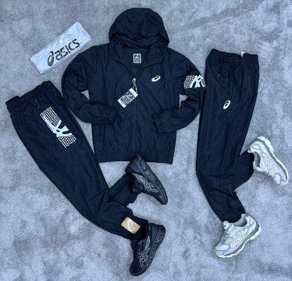 Chandal Asics *reflectante* negro