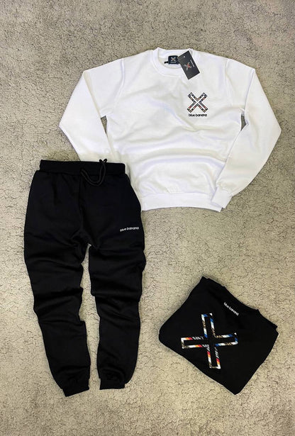 Nuevo Chándal Blue Banana “calidad media" Blanco y negro