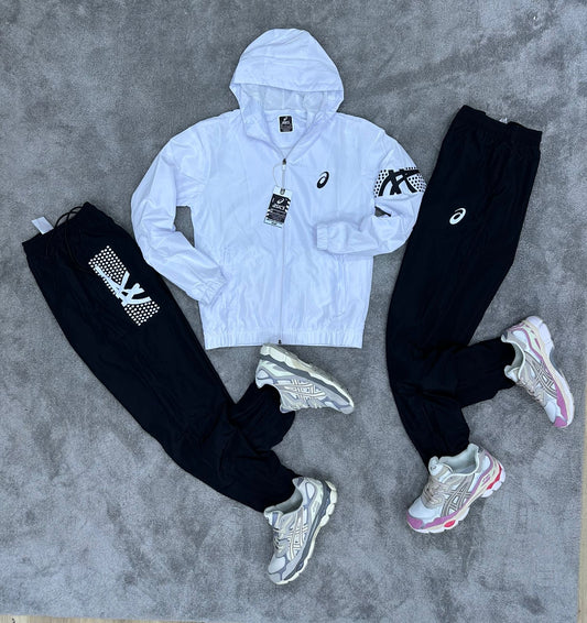 Chandal Asics *reflectante* blanco