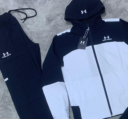 Chándal Under Armour (negro y blanco)